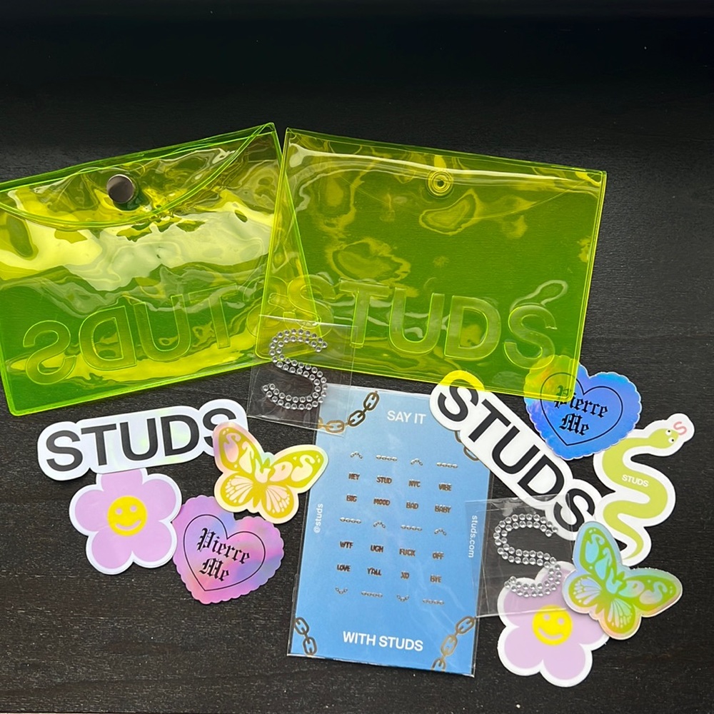 STUDS Stickers & Pouches